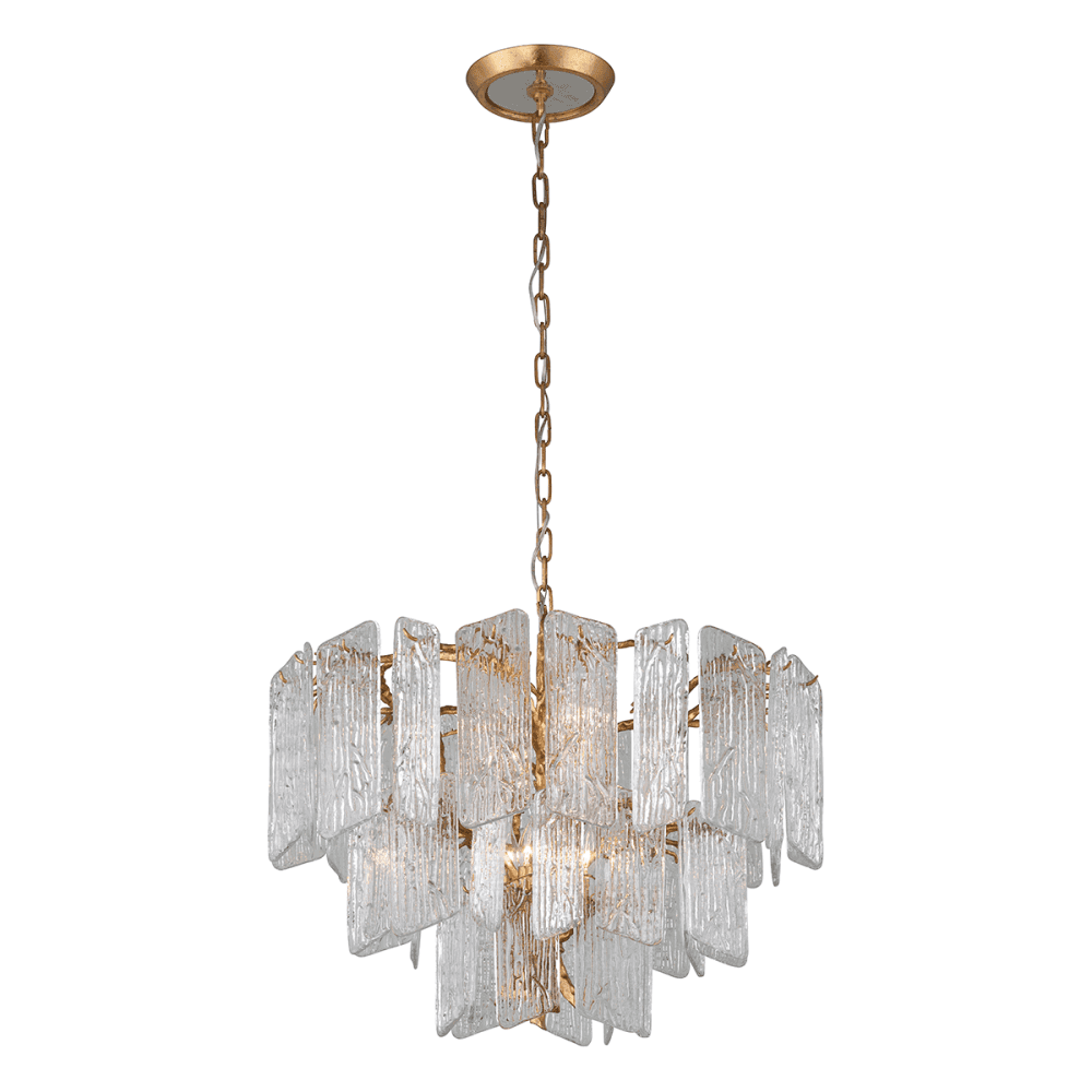 Corbett Piemonte 8 Light Chandelier - Royal Gold