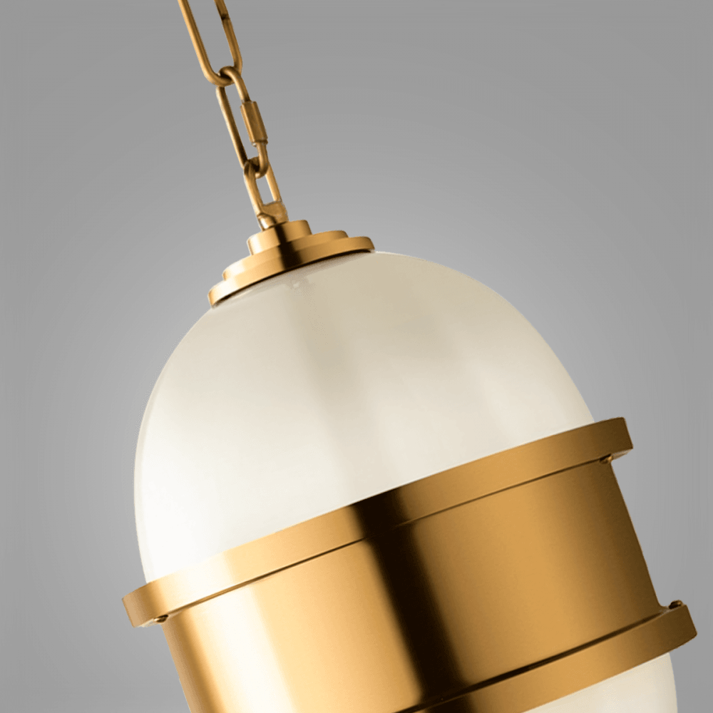 Corbett Broomley 2 Light Pendant - Vintage Brass