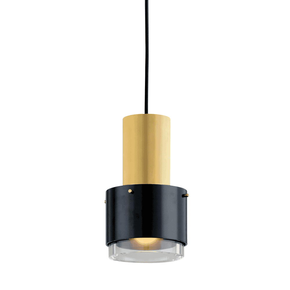 Corbett Melrose 1 Light Pendant - Vintage Brass