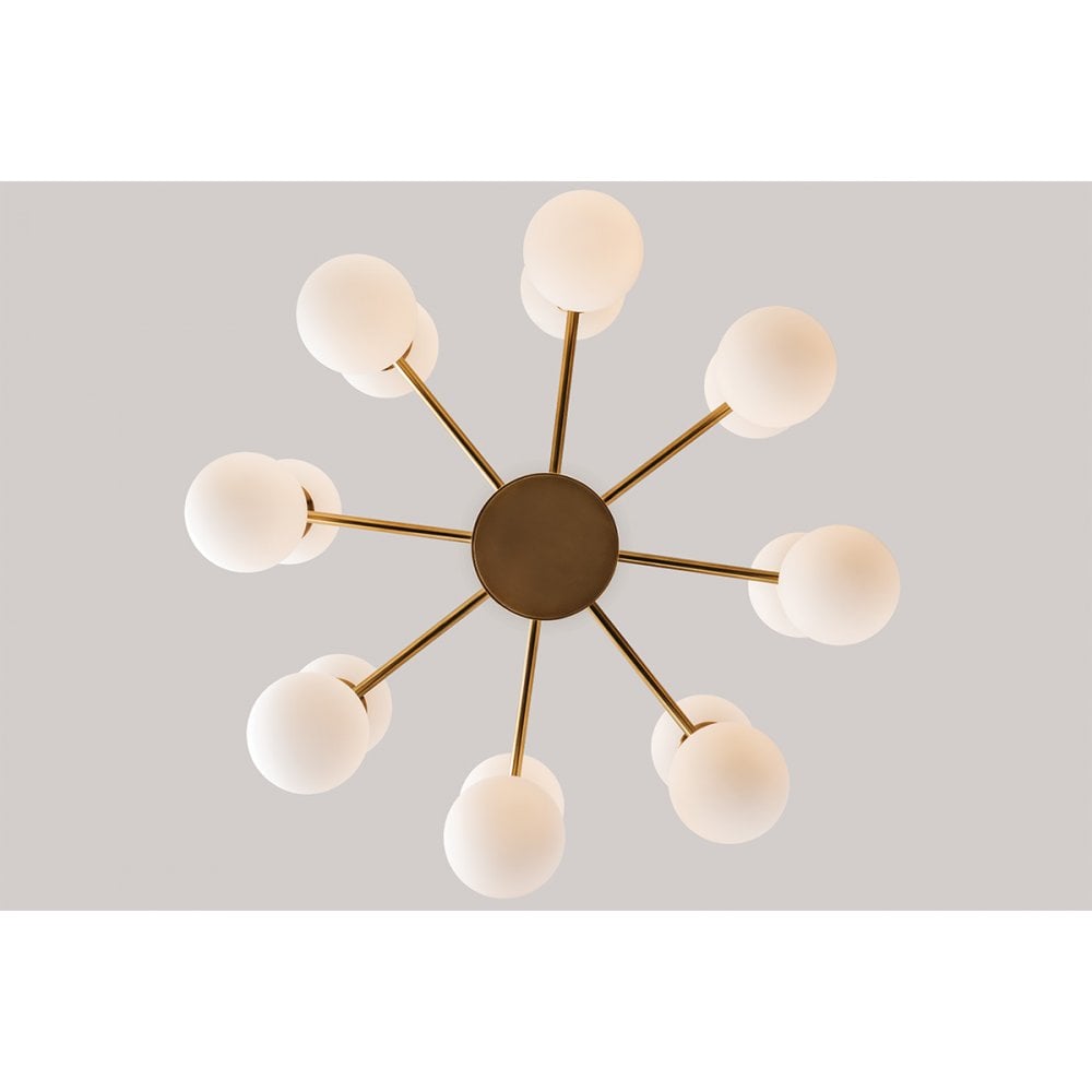 Hudson Valley Astoria 16 Light Chandelier - Aged Brass