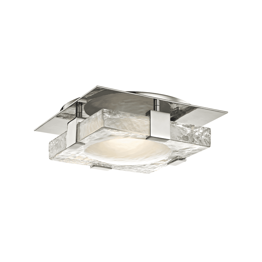 Hudson Valley Bourne LED Wall Sconce Light - Polished Nickel