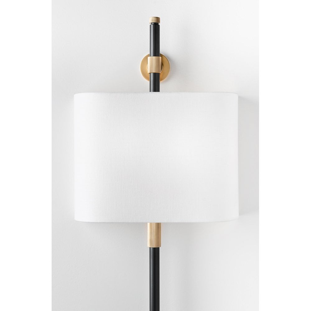 Hudson Valley Bowery 2 Light Wall Sconce Light - Aged Old Bronze