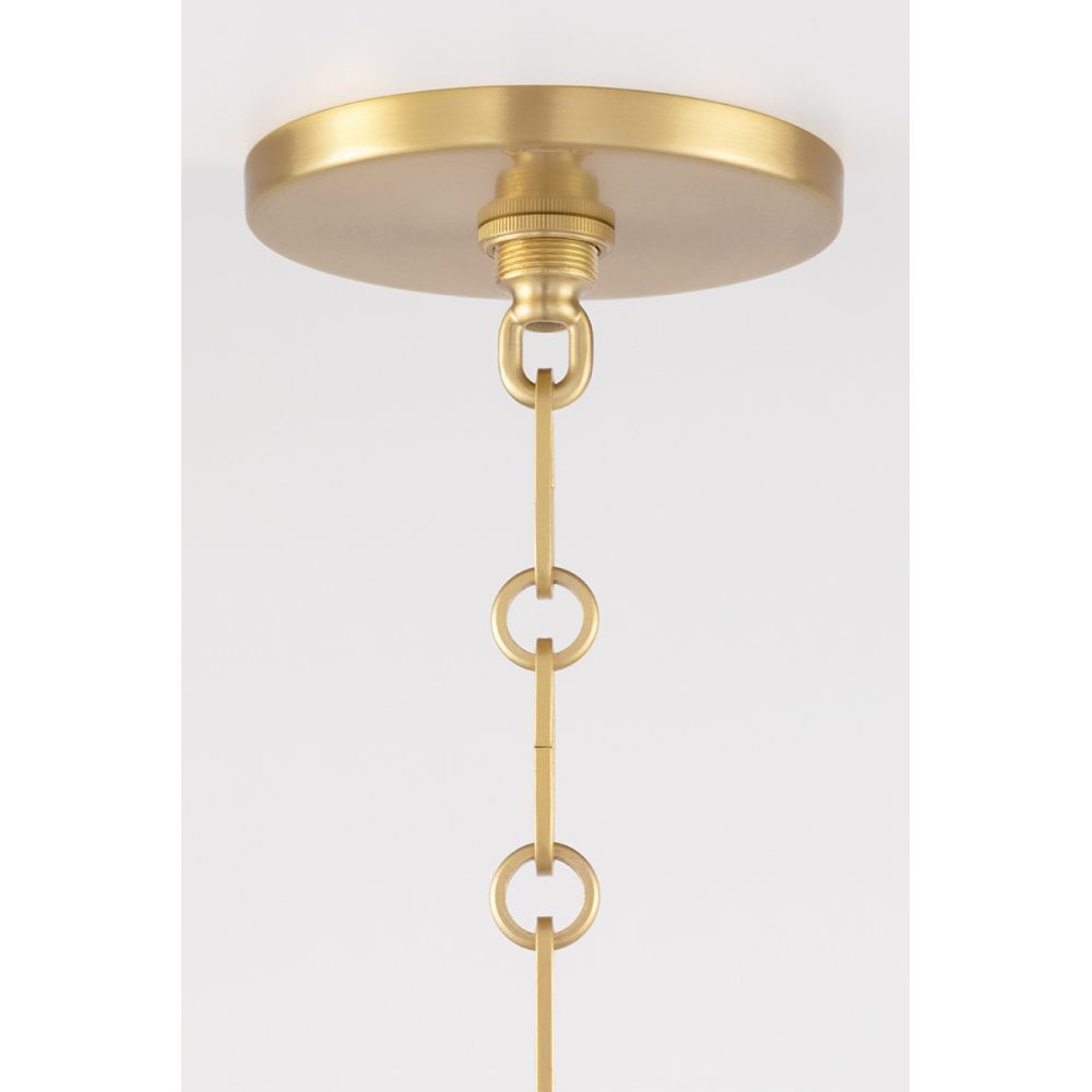 Hudson Valley Eldridge 1 Light A Pendant - Aged Brass