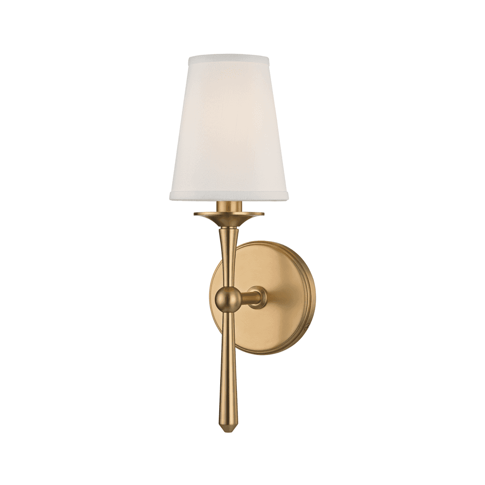 Hudson Valley Islip 1 Light Wall Sconce Light - Aged Brass