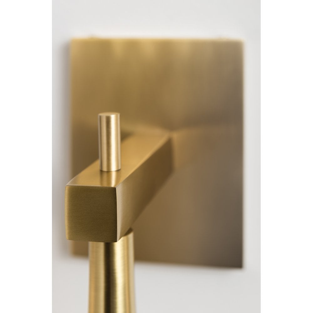 Mitzi Ariana 1 Light Wall Sconce Light - Aged Brass