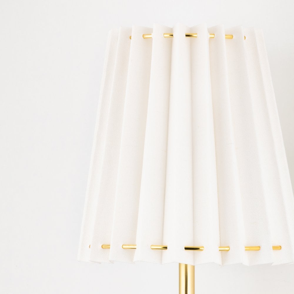 Mitzi Demi 1 Light Curved Wall Sconce Light - Aged Brass