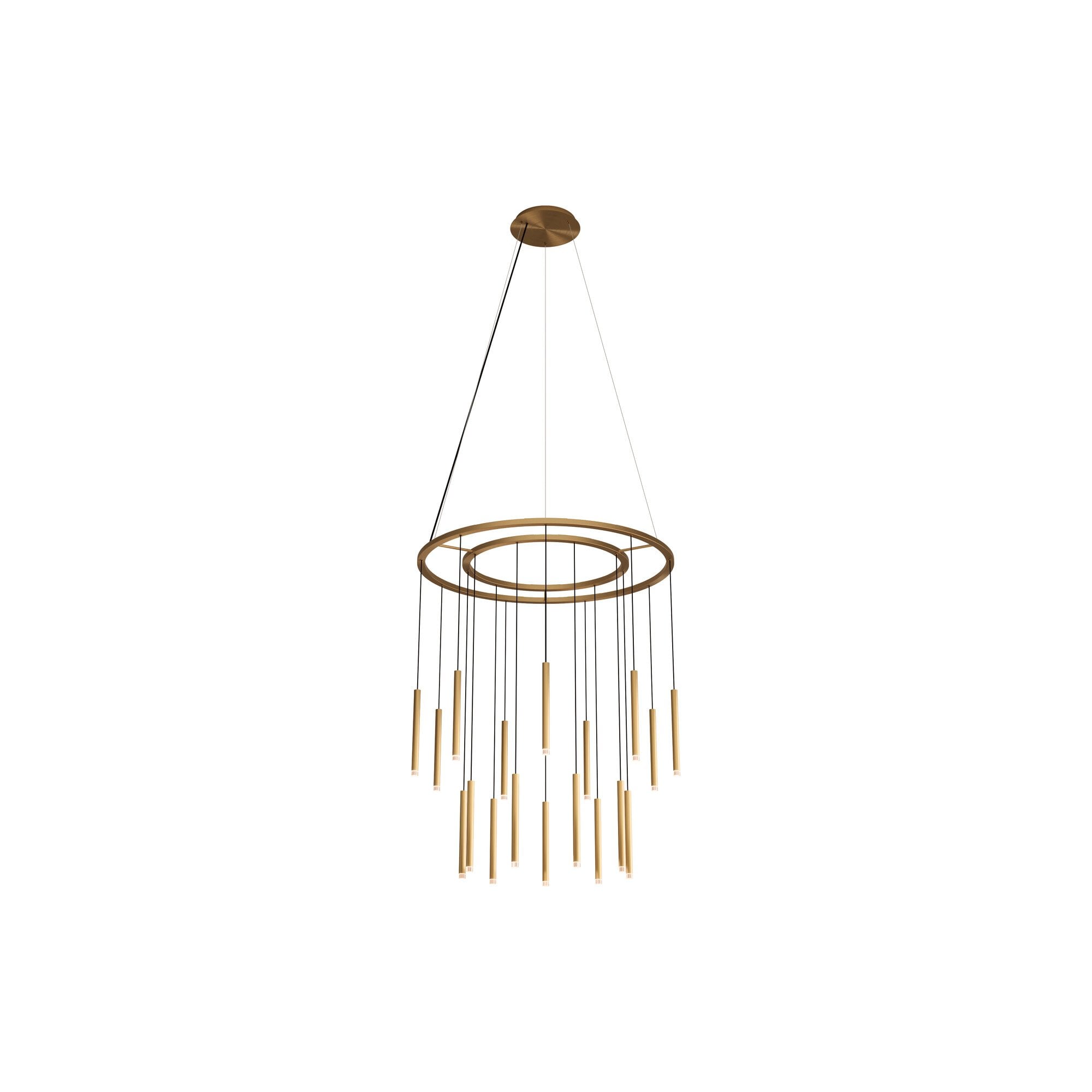 LedsC4 Candle 18 Light Chandelier