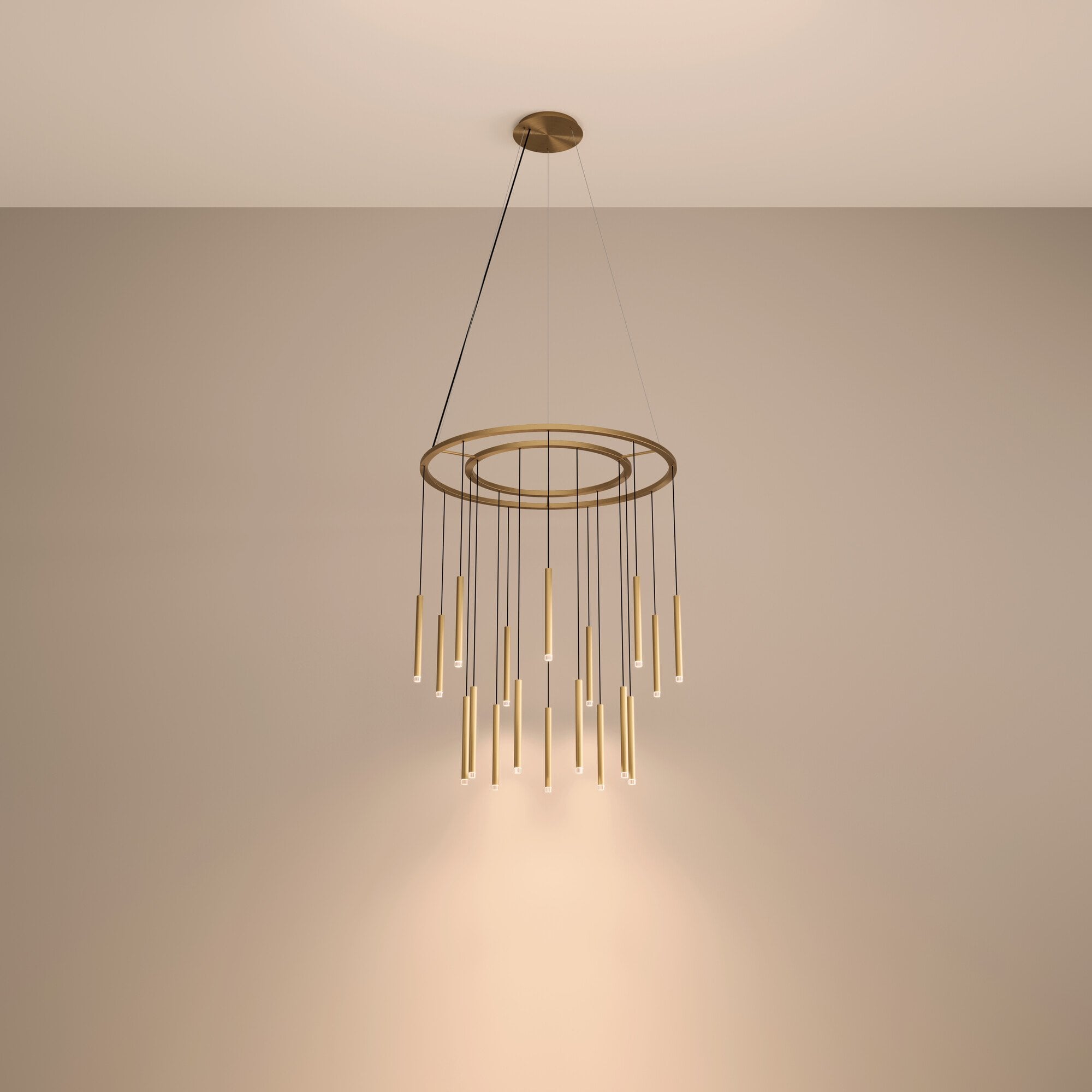 LedsC4 Candle 18 Light Chandelier