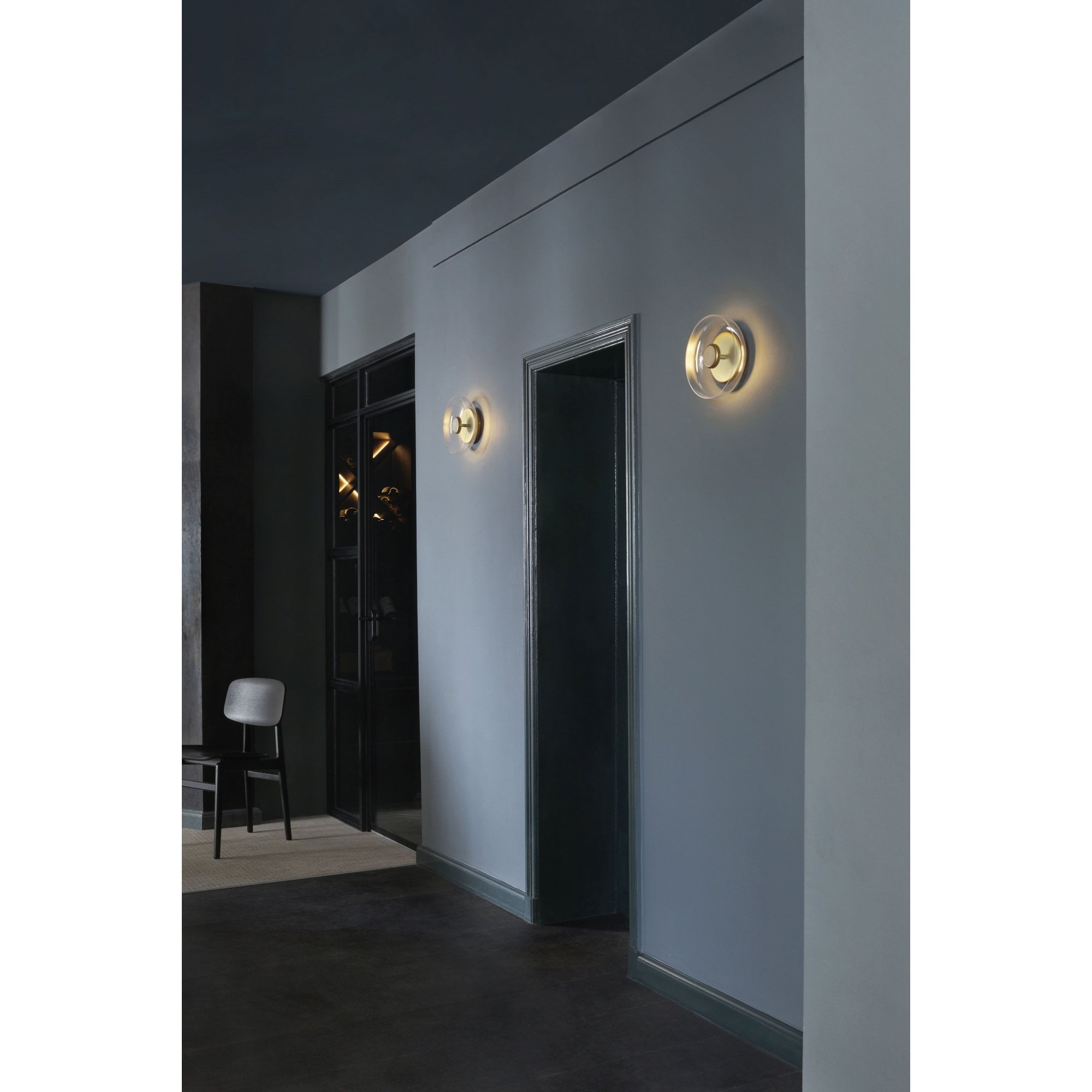 Nuura Blossi Wall Light - Nordic Gold & Clear Glass