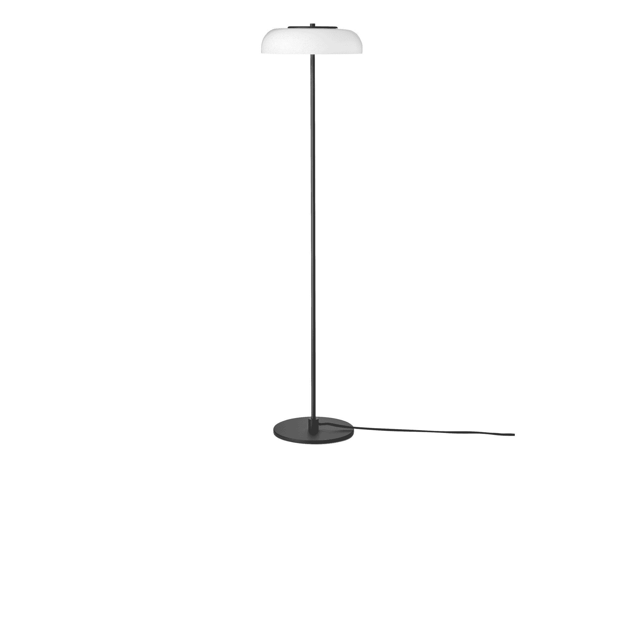 Nuura Blossi Floor Lamp - Black & Opal Glass