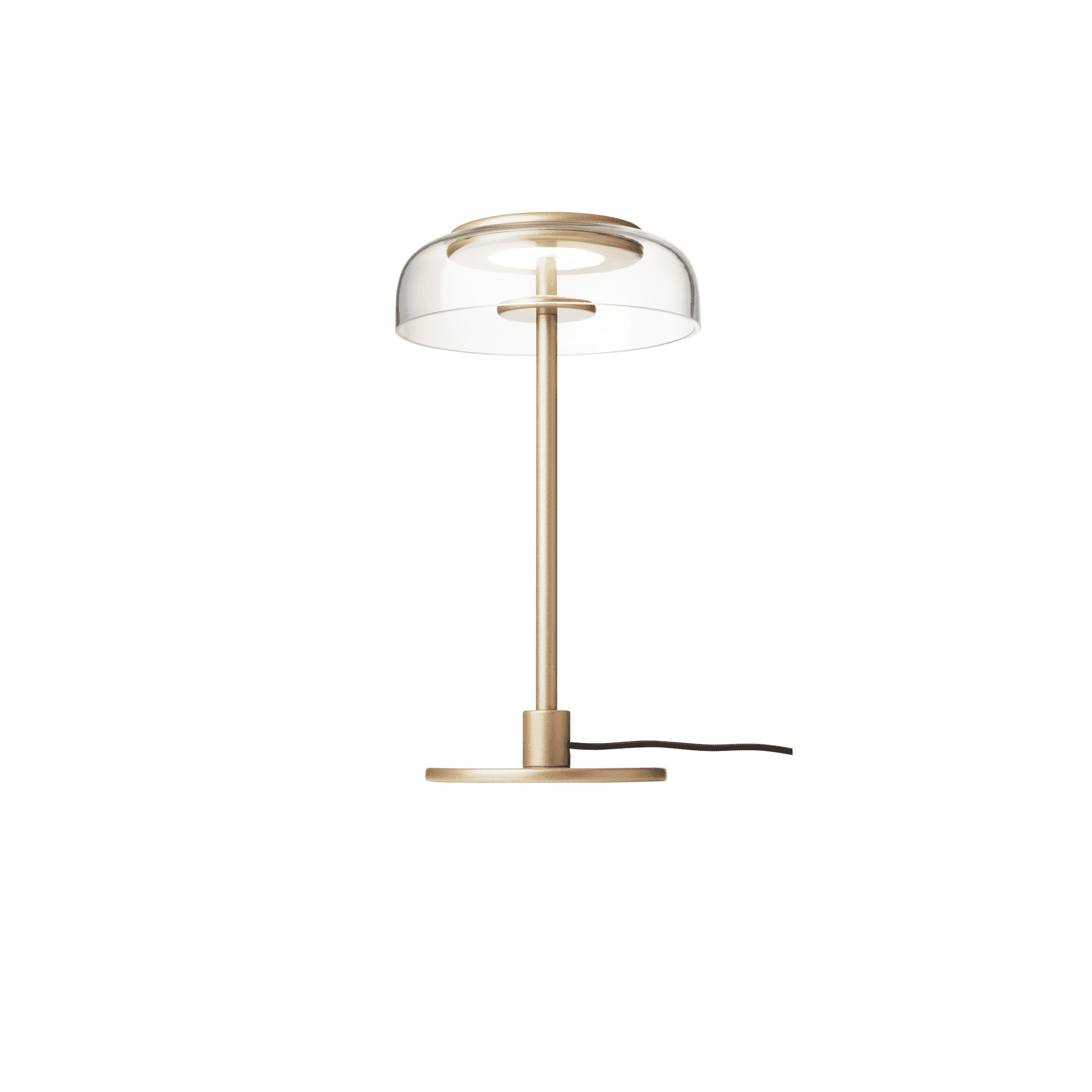Nuura Blossi Small Table Lamp - Nordic Gold & Clear Glass