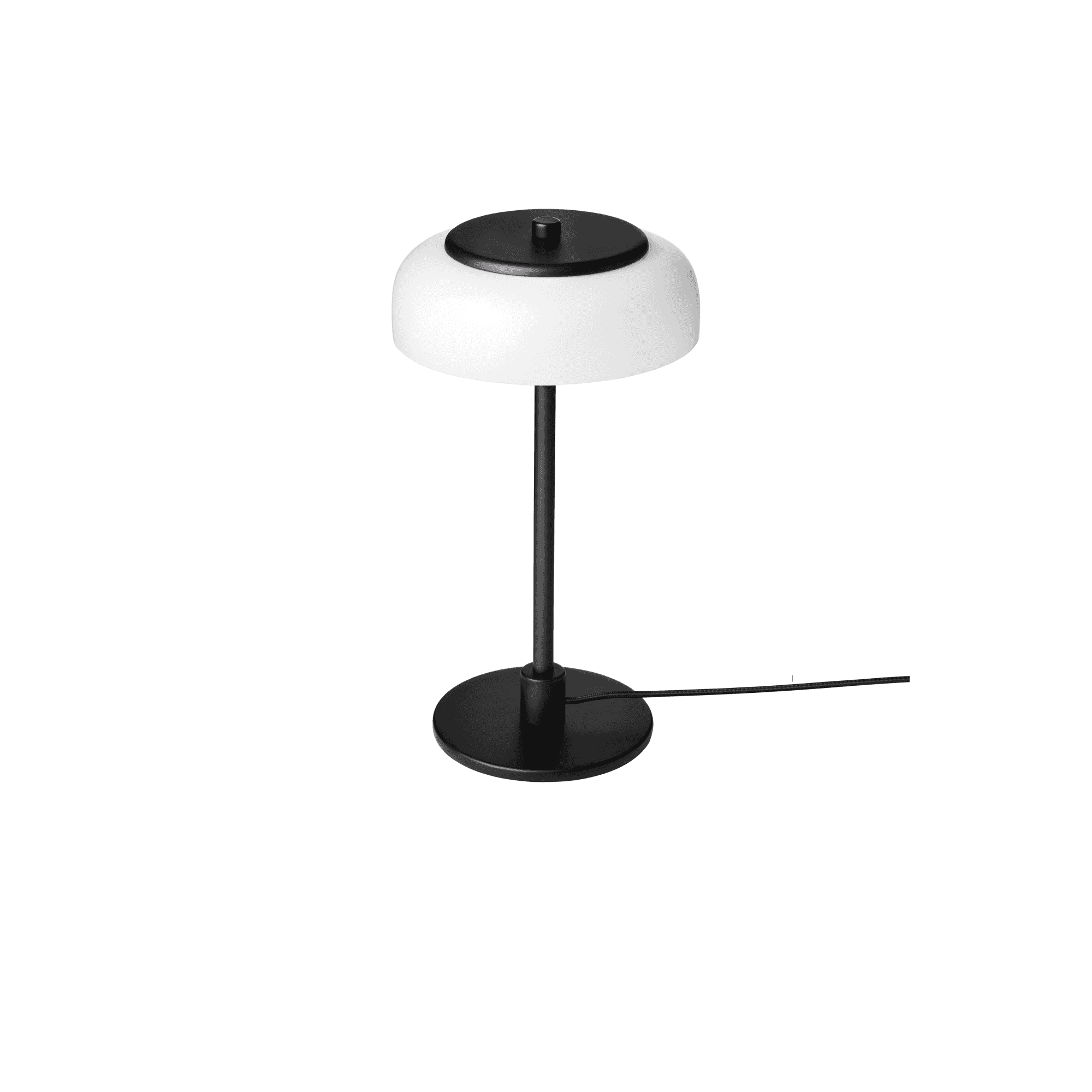 Nuura Blossi Small Table Lamp - Black & Opal Glass