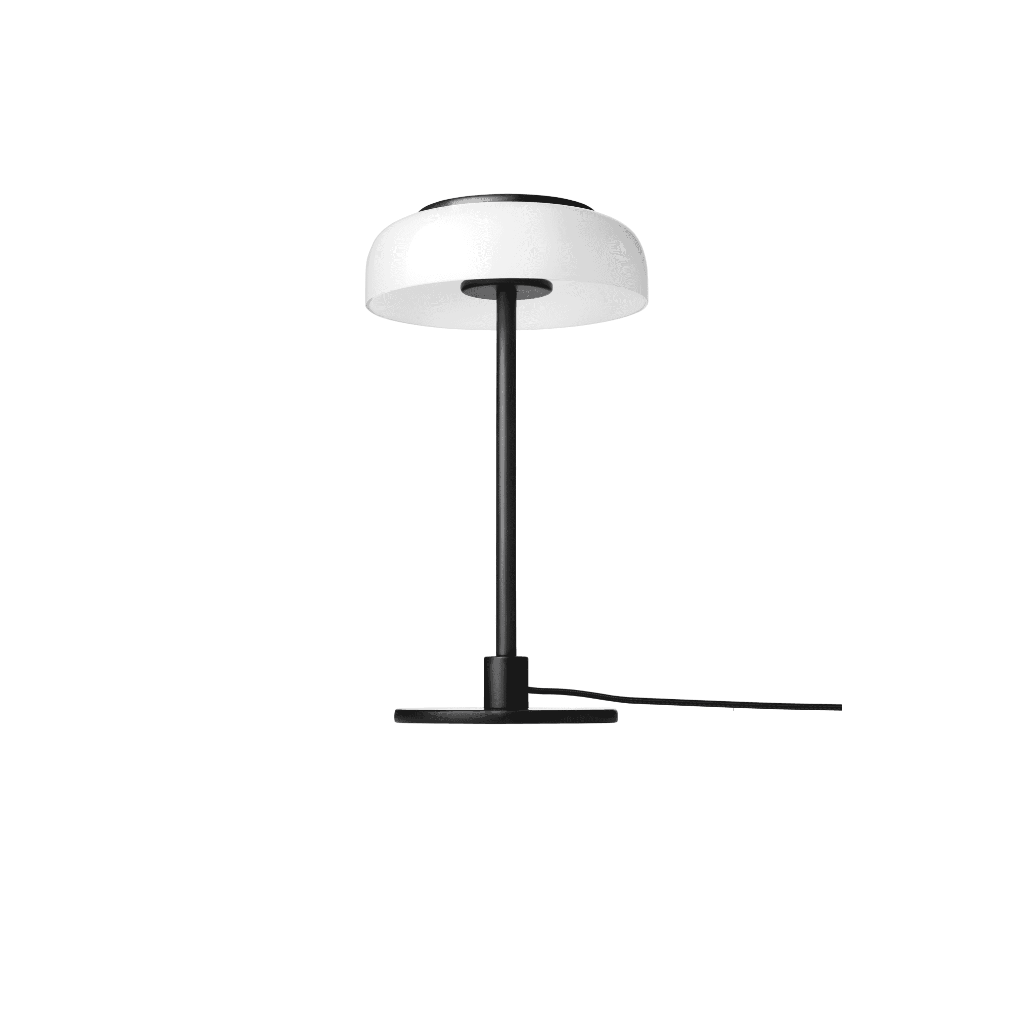 Nuura Blossi Small Table Lamp - Black & Opal Glass