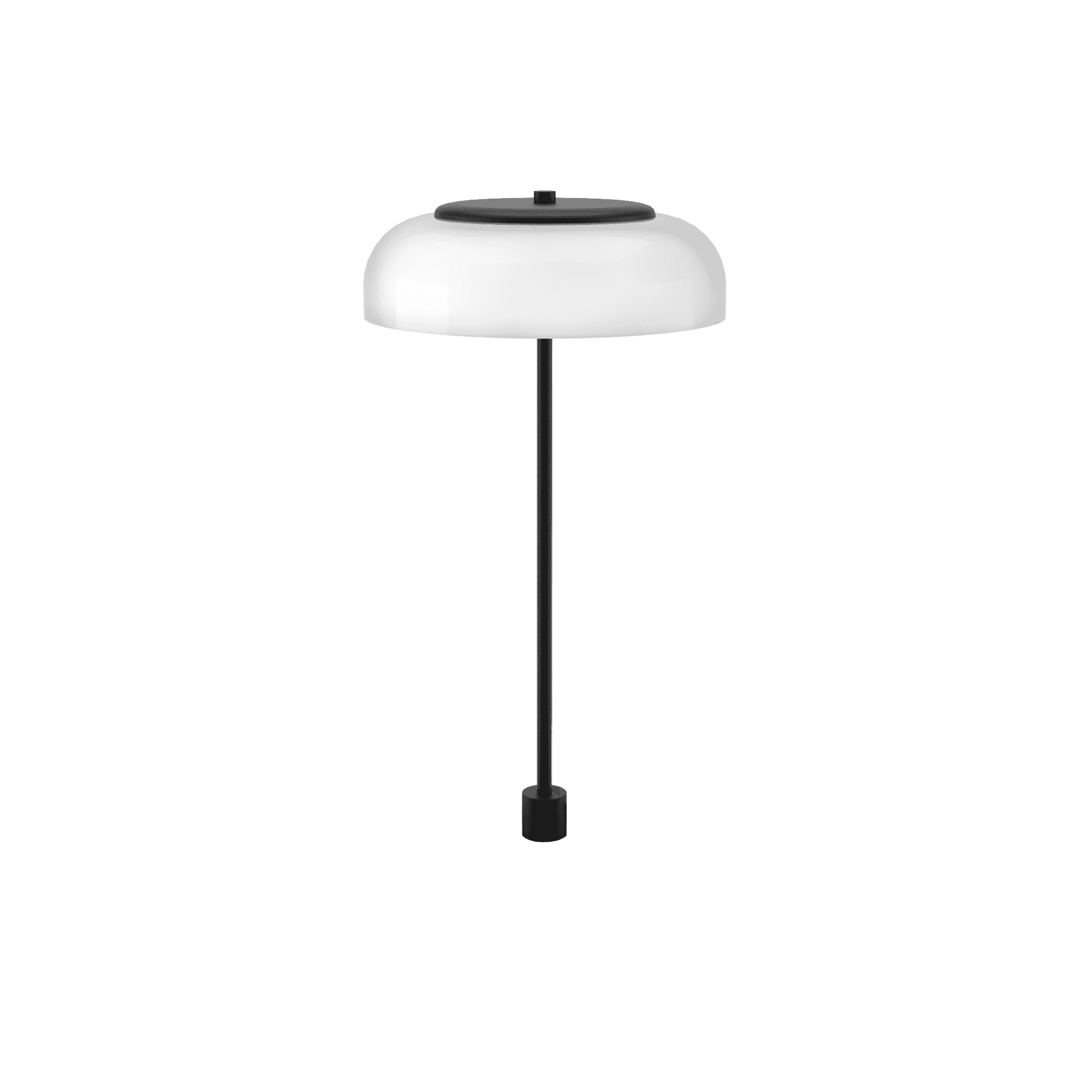 Nuura Blossi In-Set Table Lamp - Black & Opal Glass