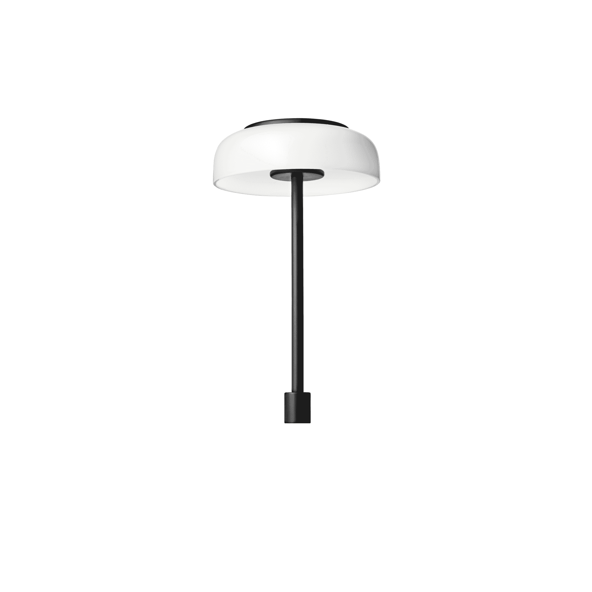 Nuura Blossi Small In-Set Table Lamp - Black & Opal Glass