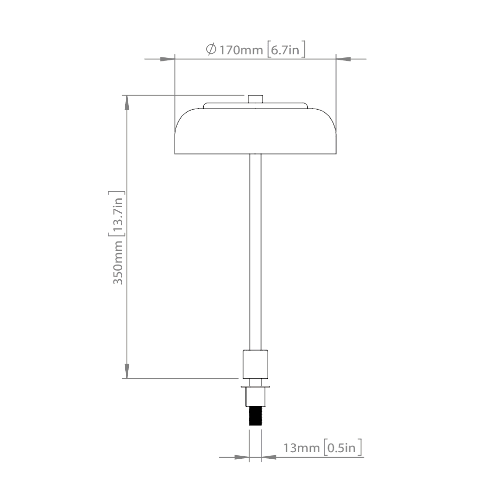Nuura Blossi Small In-Set Table Lamp - Black & Opal Glass