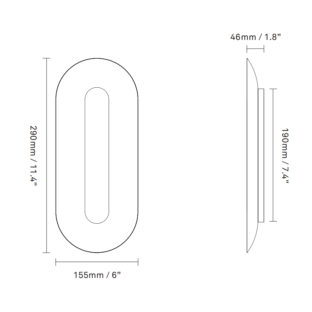 Nuura Sasi Small Wall Light - Silver