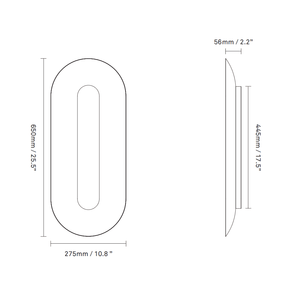 Nuura Sasi Large Wall Light - Silver