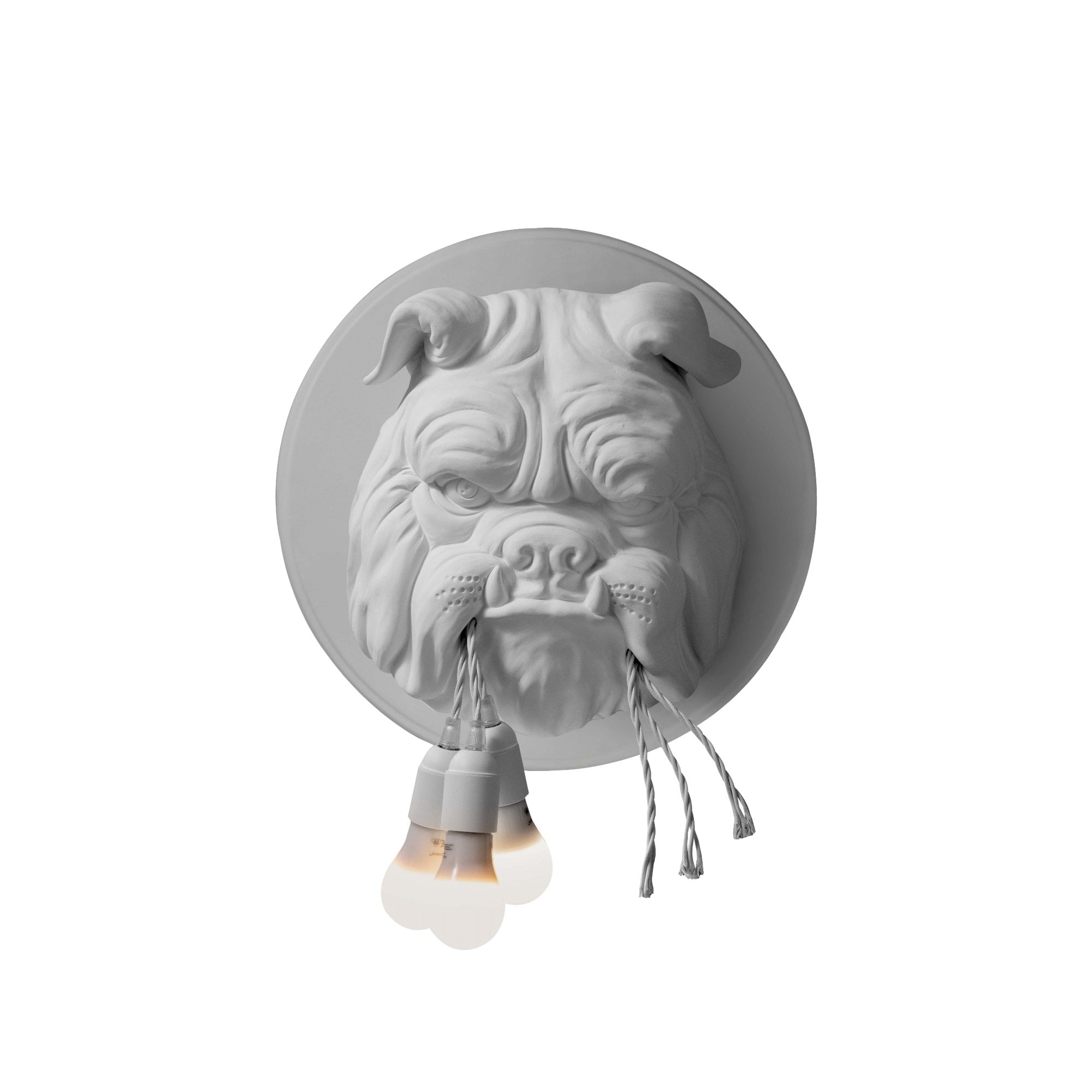 Karman Amsterdam Bulldog Wall Lamp - Matt White
