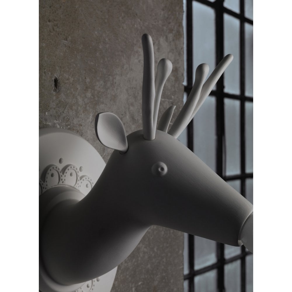 Karman Marn√¨n Deer Wall Lamp - Ceramic White