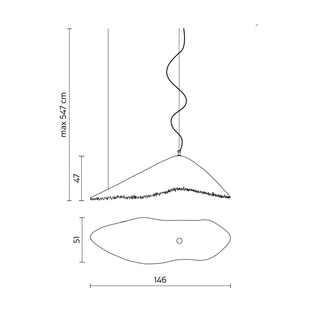 Karman Moby Dick IP44 Big Pendant - Matt White