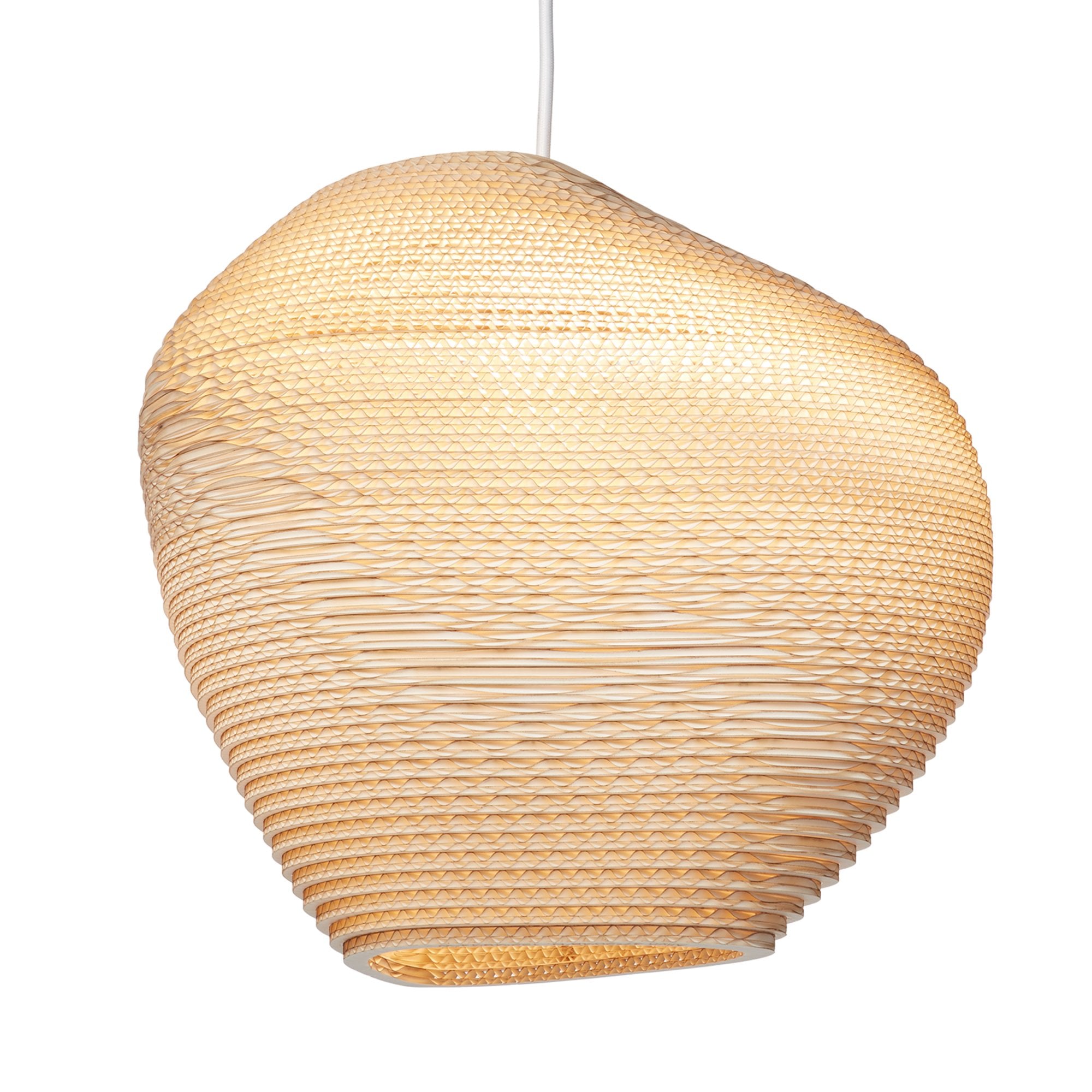 Graypants Scraplights Allyn Pendant - Blonde - 36cm Diameter