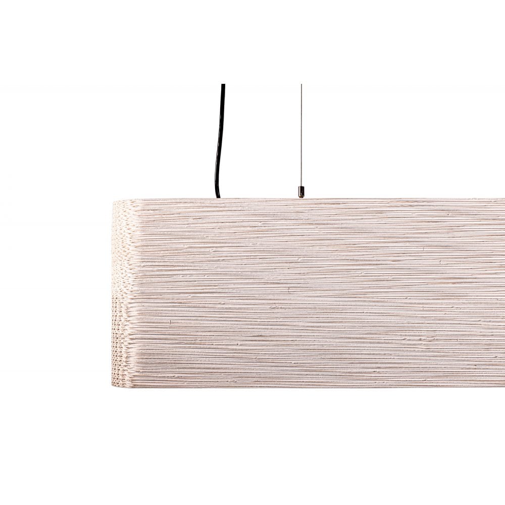 Graypants Scraplights Hewn 48 - 12 Linear Pendant - Direct/Indirect Light - Single Circuit - White