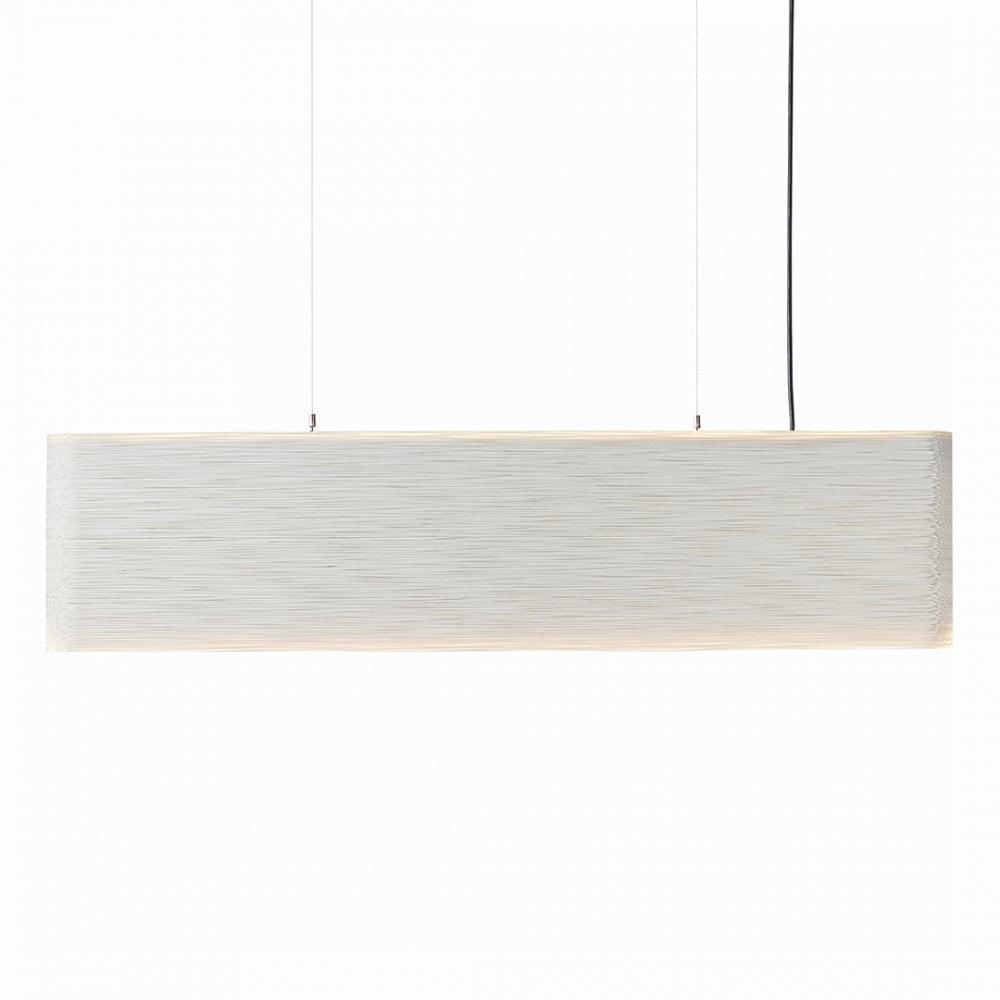 Graypants Scraplights Hewn 48 - 12 Linear Pendant - Direct/Indirect Light - Single Circuit - White