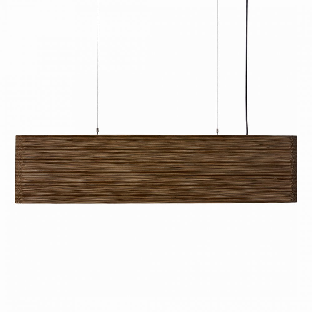 Graypants Scraplights Hewn 48 - 12 Linear Pendant - Direct/Indirect Light - Dual Circuit - Natural