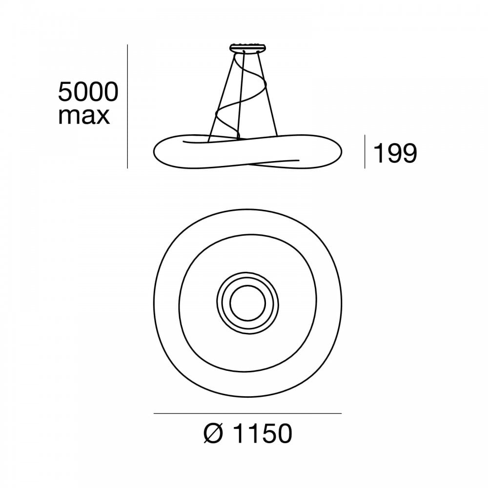 Stilnovo Mr Magoo 115cm Pendant - White