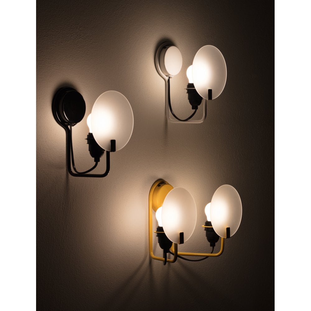 Stilnovo Bugia 2 Light Wall Light - Yellow