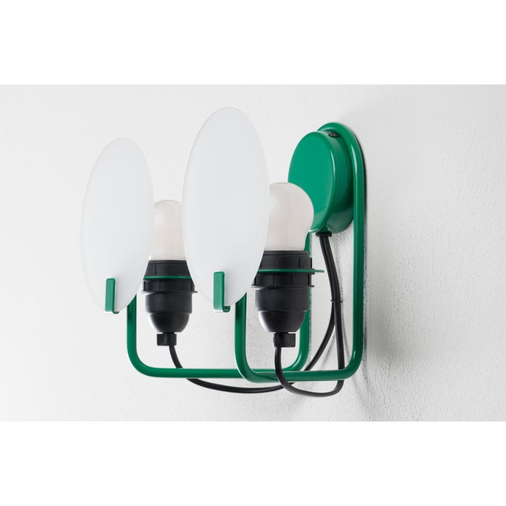 Stilnovo Bugia 2 Light Wall Light - Mint Green