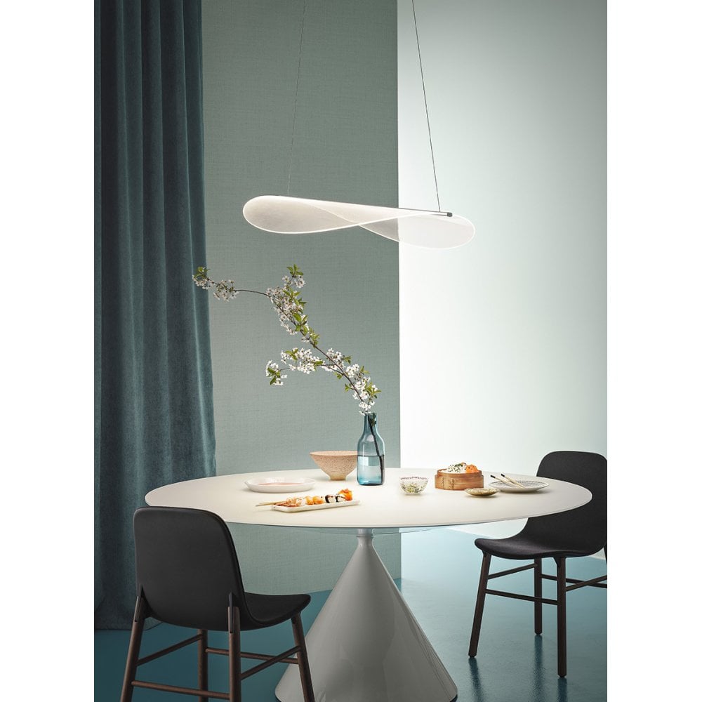 Stilnovo Diphy L76 Large Transformative Optic Pendant - Matt White