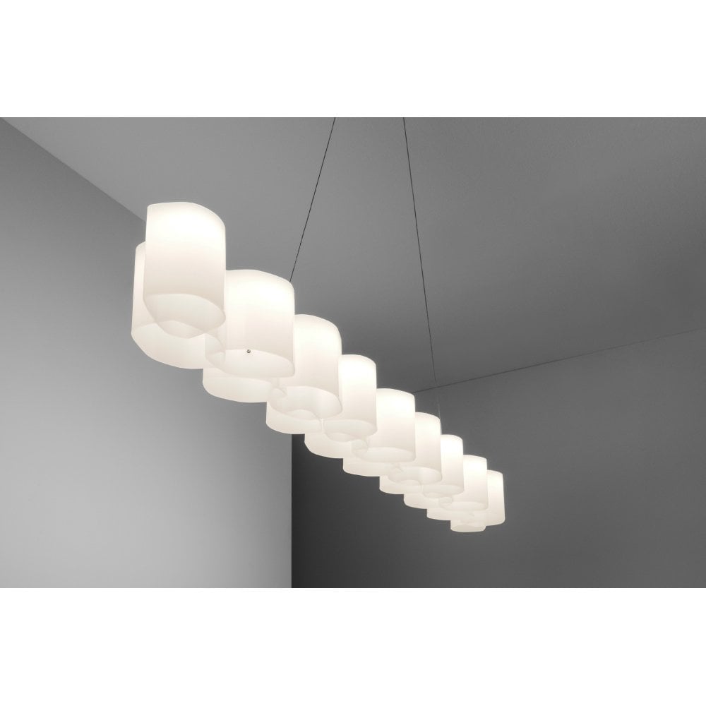Stilnovo Honey 139cm Linear Pendant - Matt White