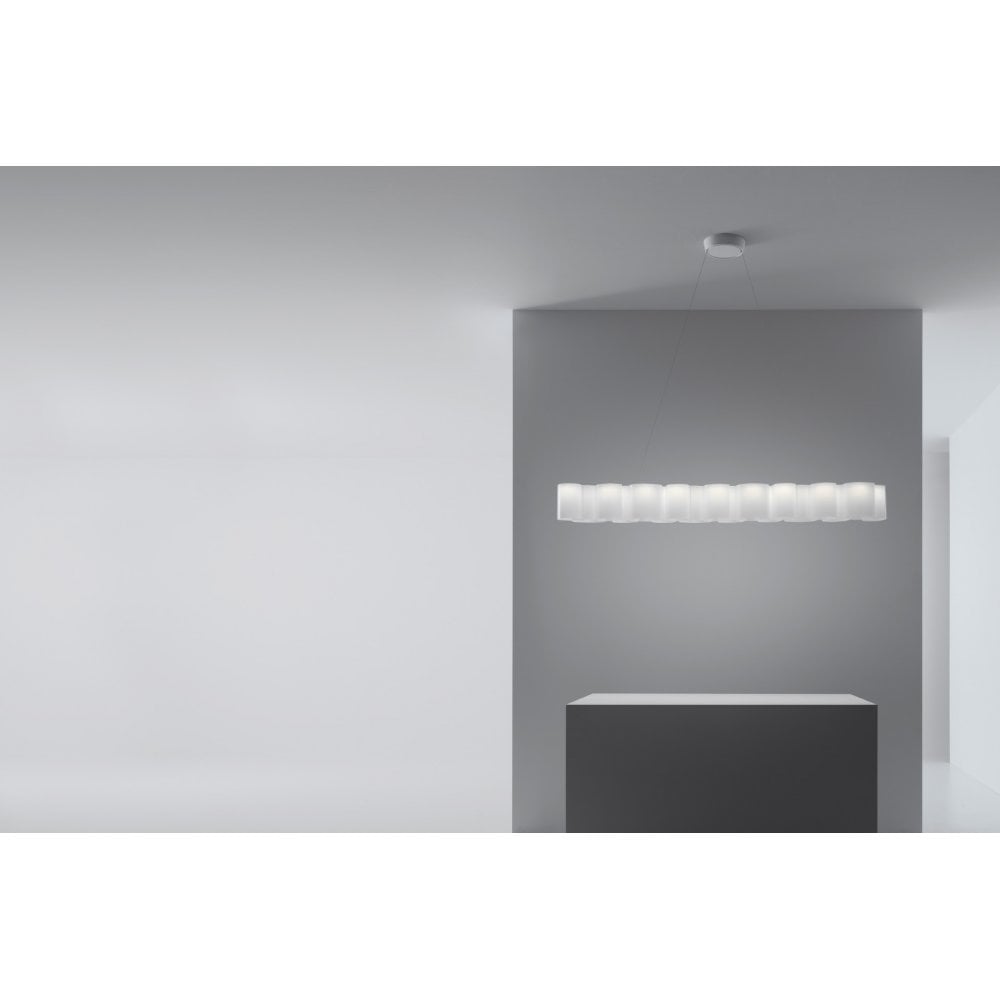 Stilnovo Honey 139cm Linear Pendant - Matt White