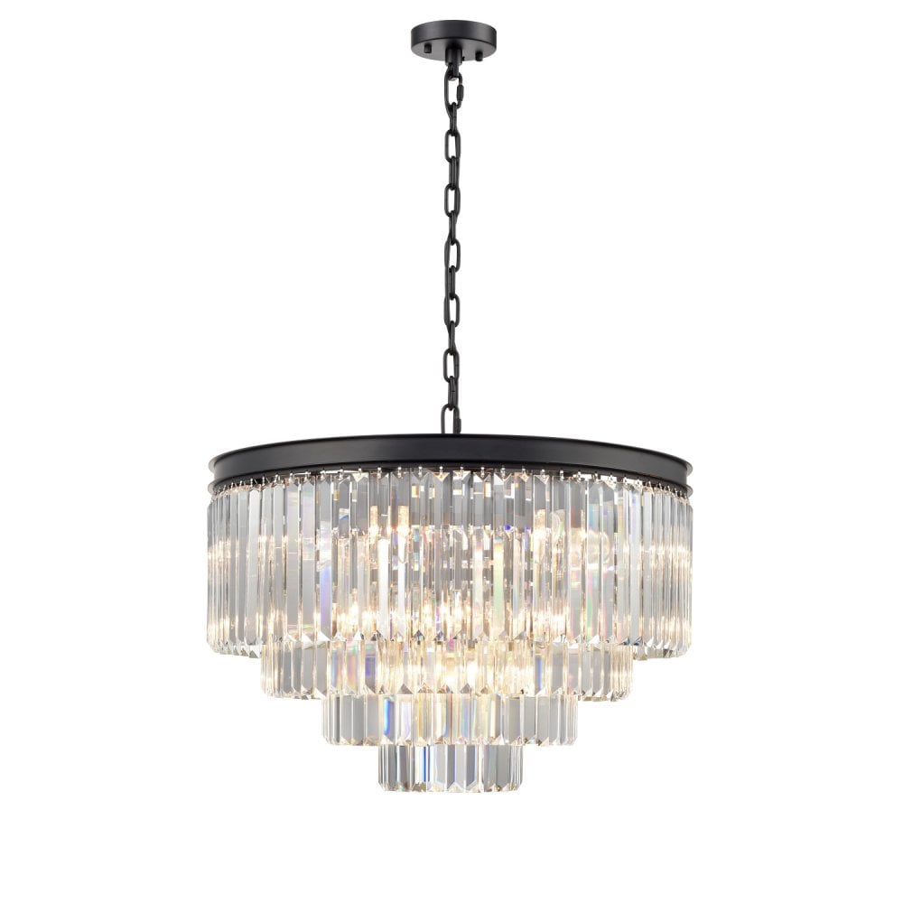 Franklite Perdita 20 Light Pendant - Crystal Glass