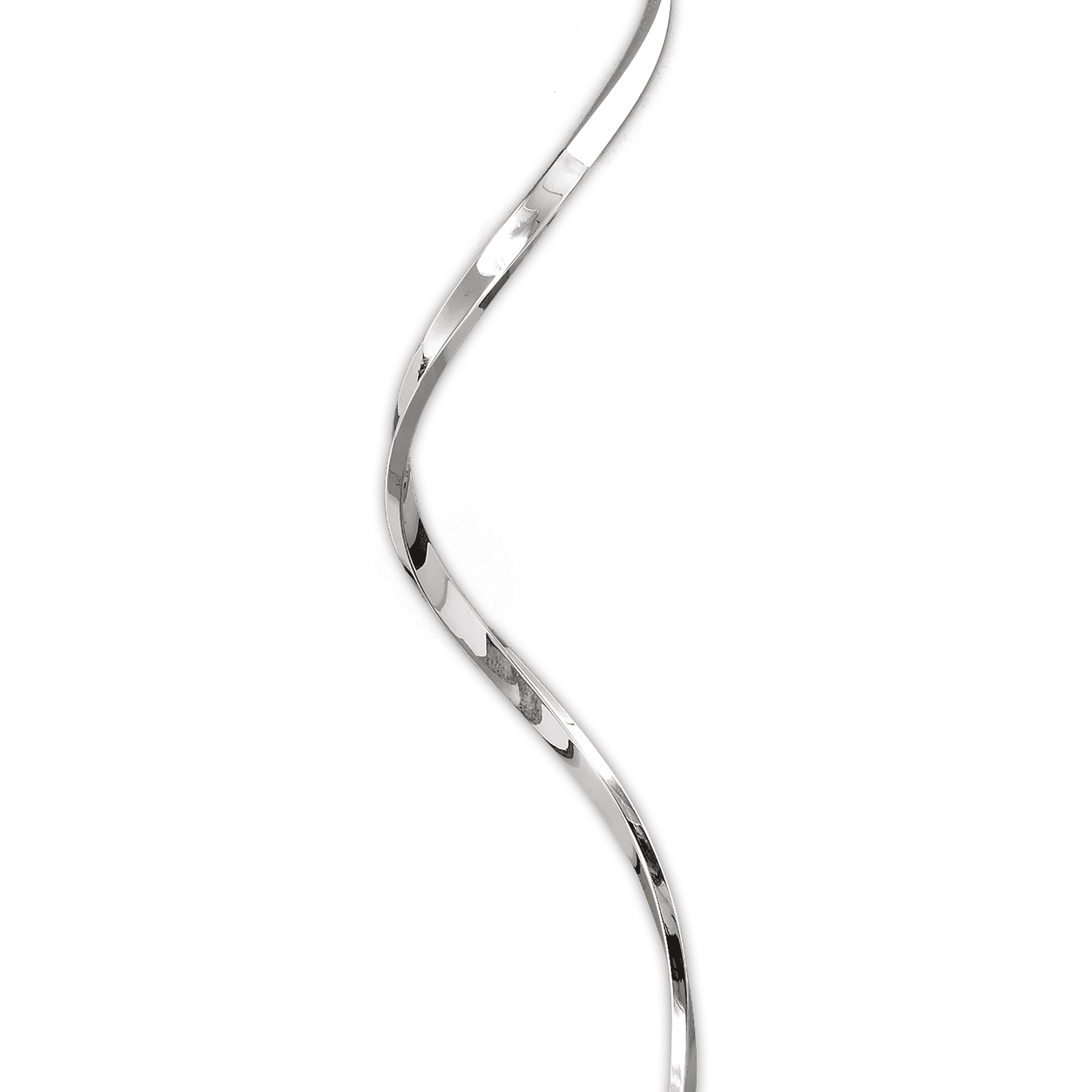 Mantra Helix Floor Lamp - Silver & Chrome