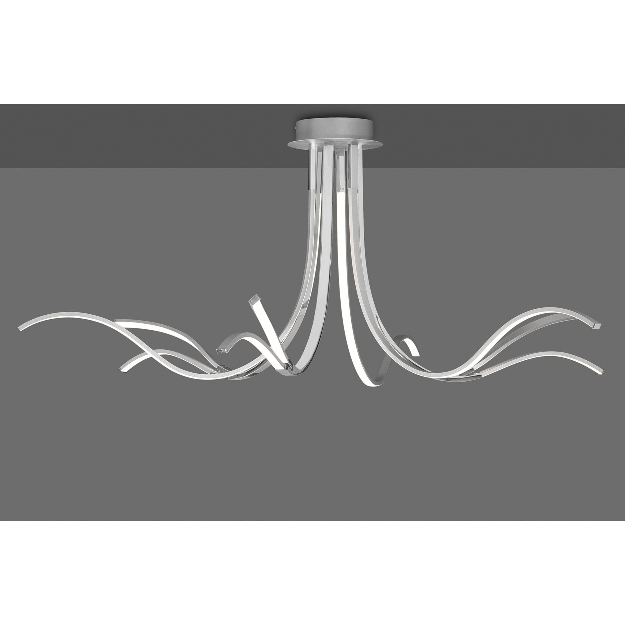 Mantra Corinto Pendant/Semi Flush - Silver Chrome