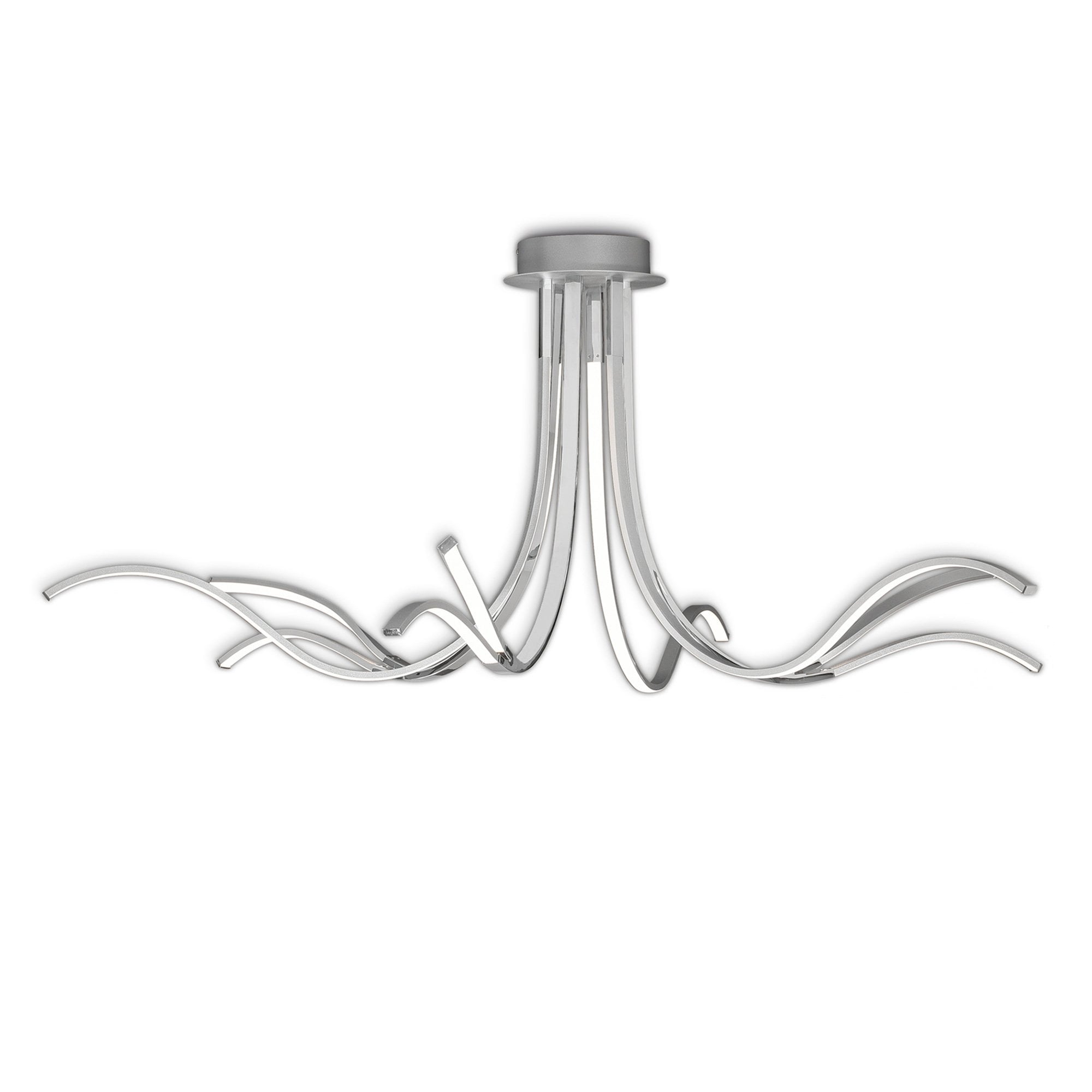 Mantra Corinto Pendant/Semi Flush - Silver Chrome