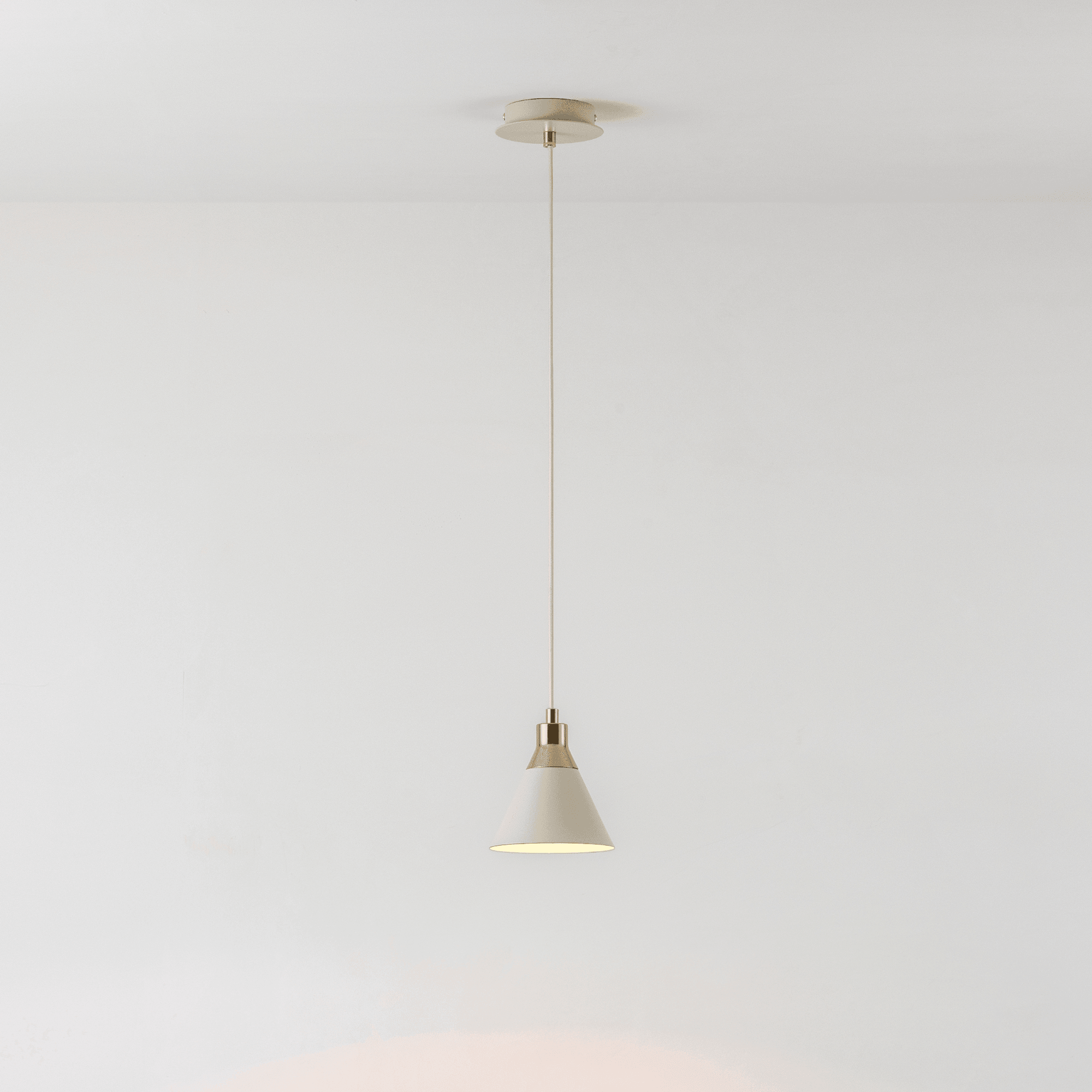 houseof. Cone Ceiling Pendant Light - Sand