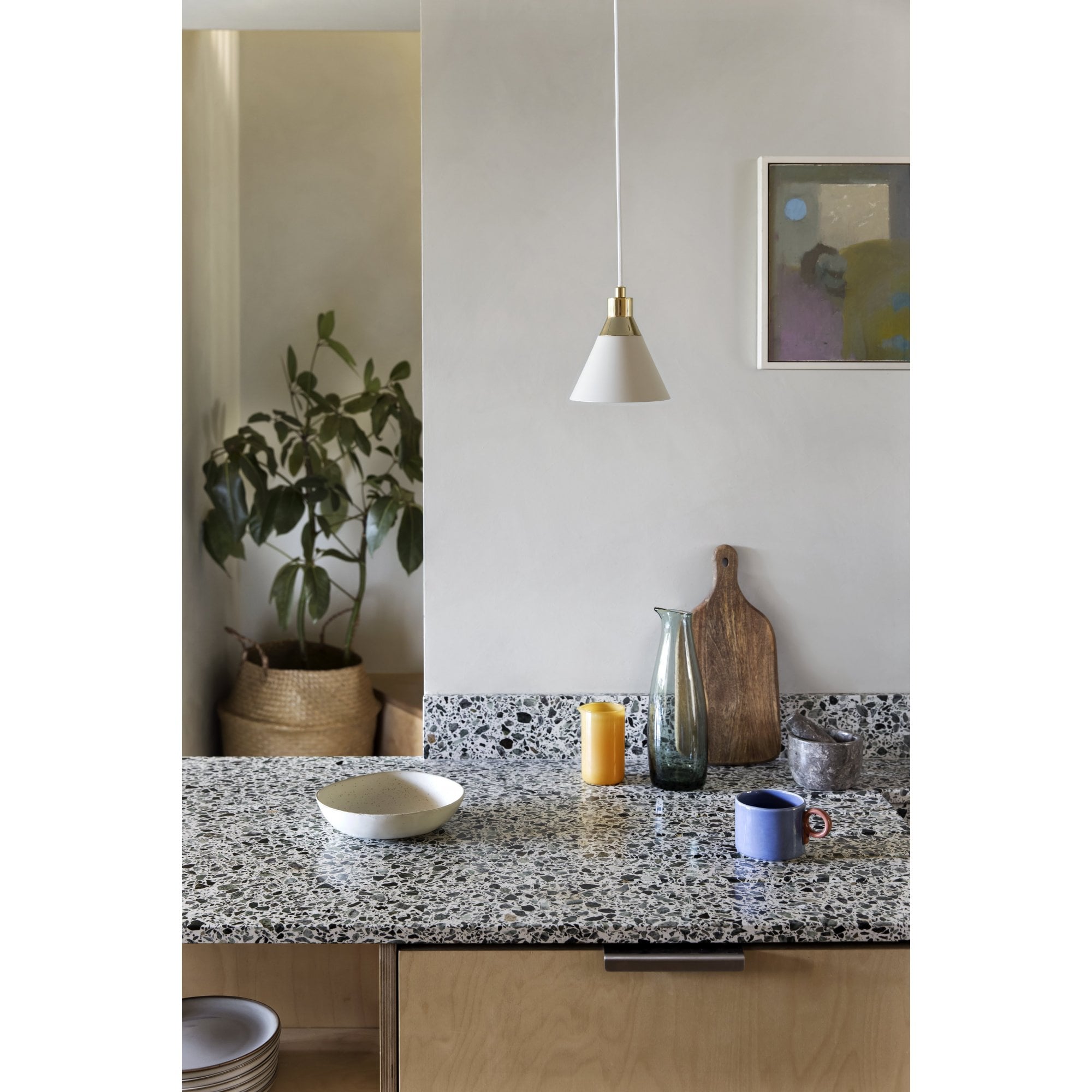houseof. Cone Ceiling Pendant Light - Sand
