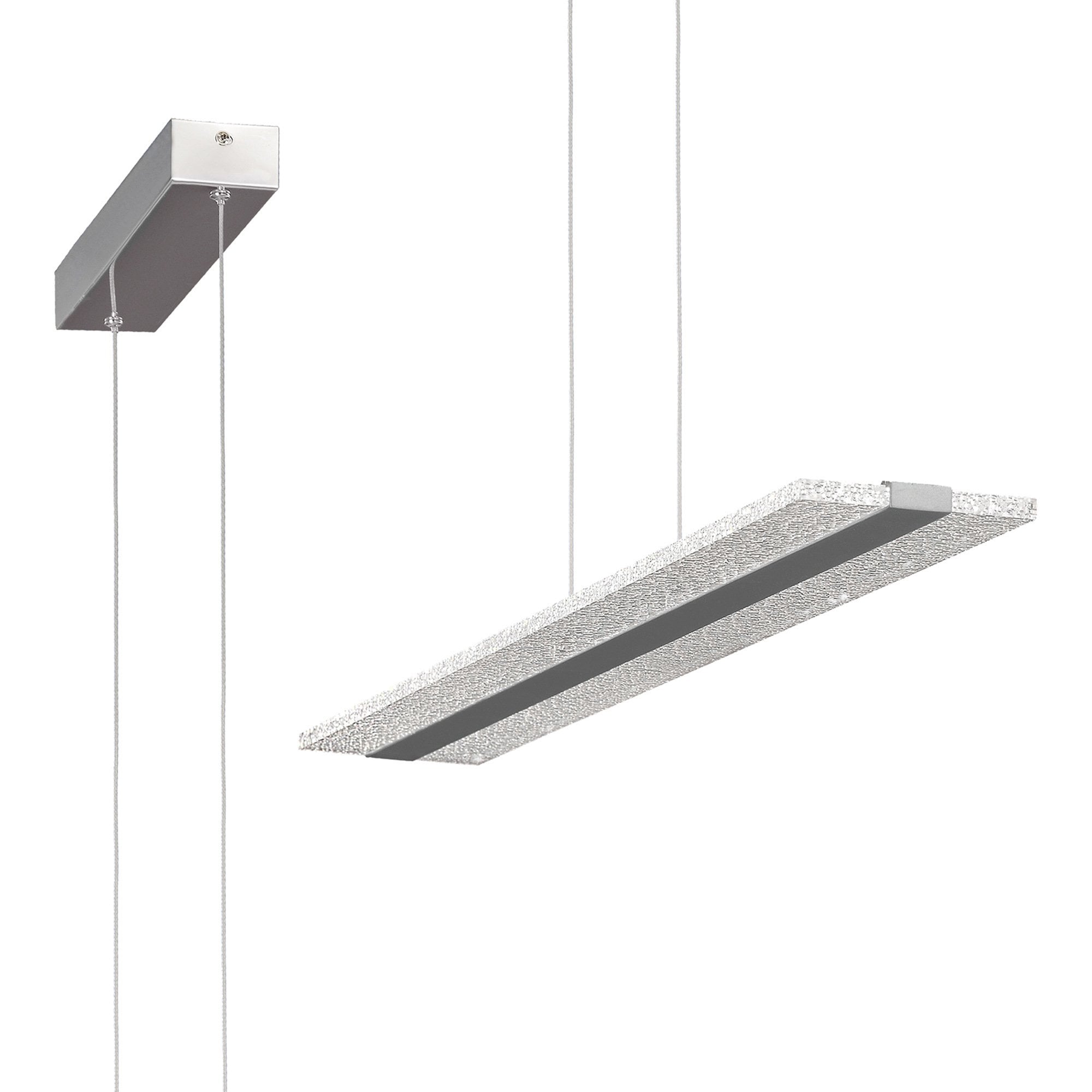 Mantra Burbuja Pendant Linear - Polished Chrome