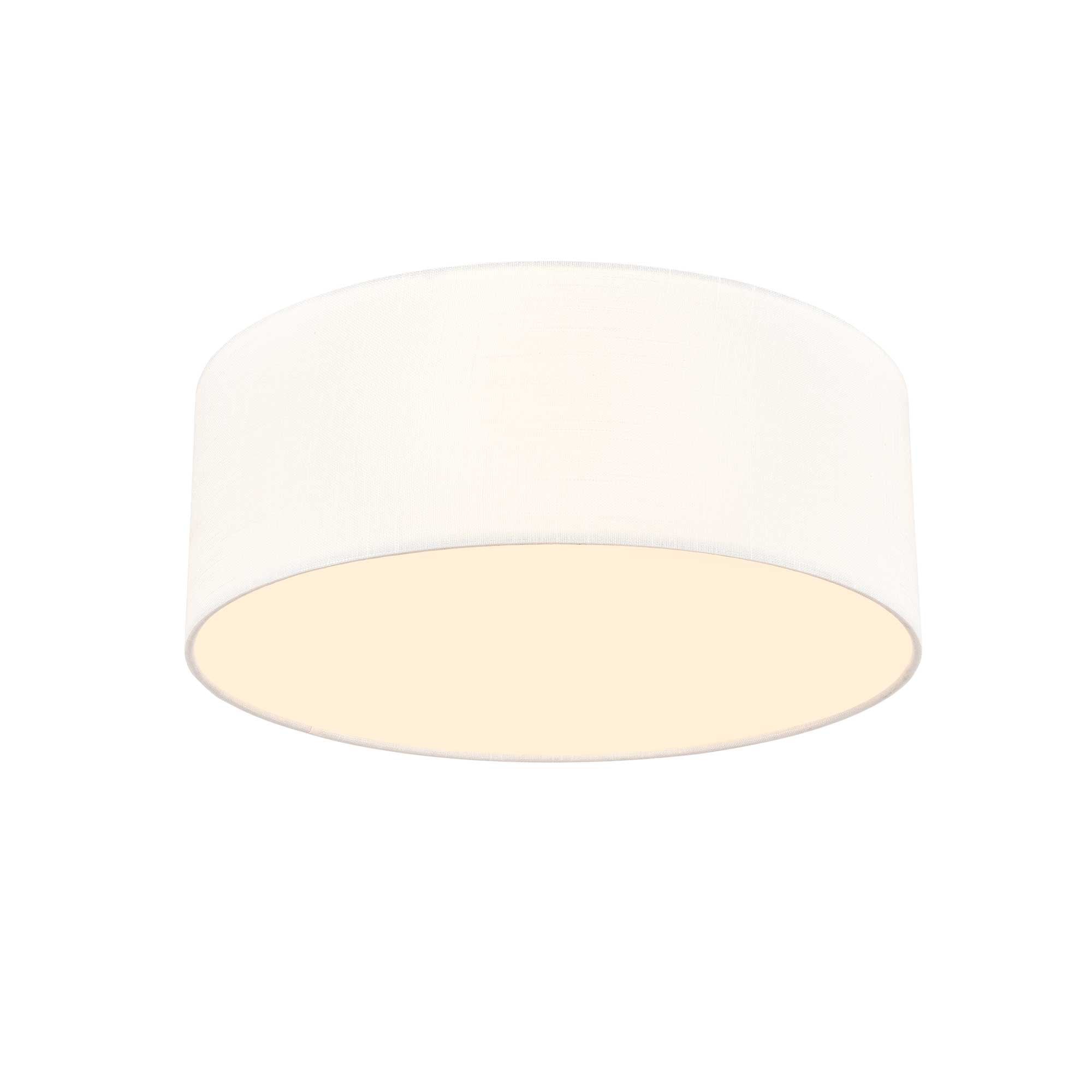 Franklite Melissa 4 Light Single Tier Flush Fitting - Cream