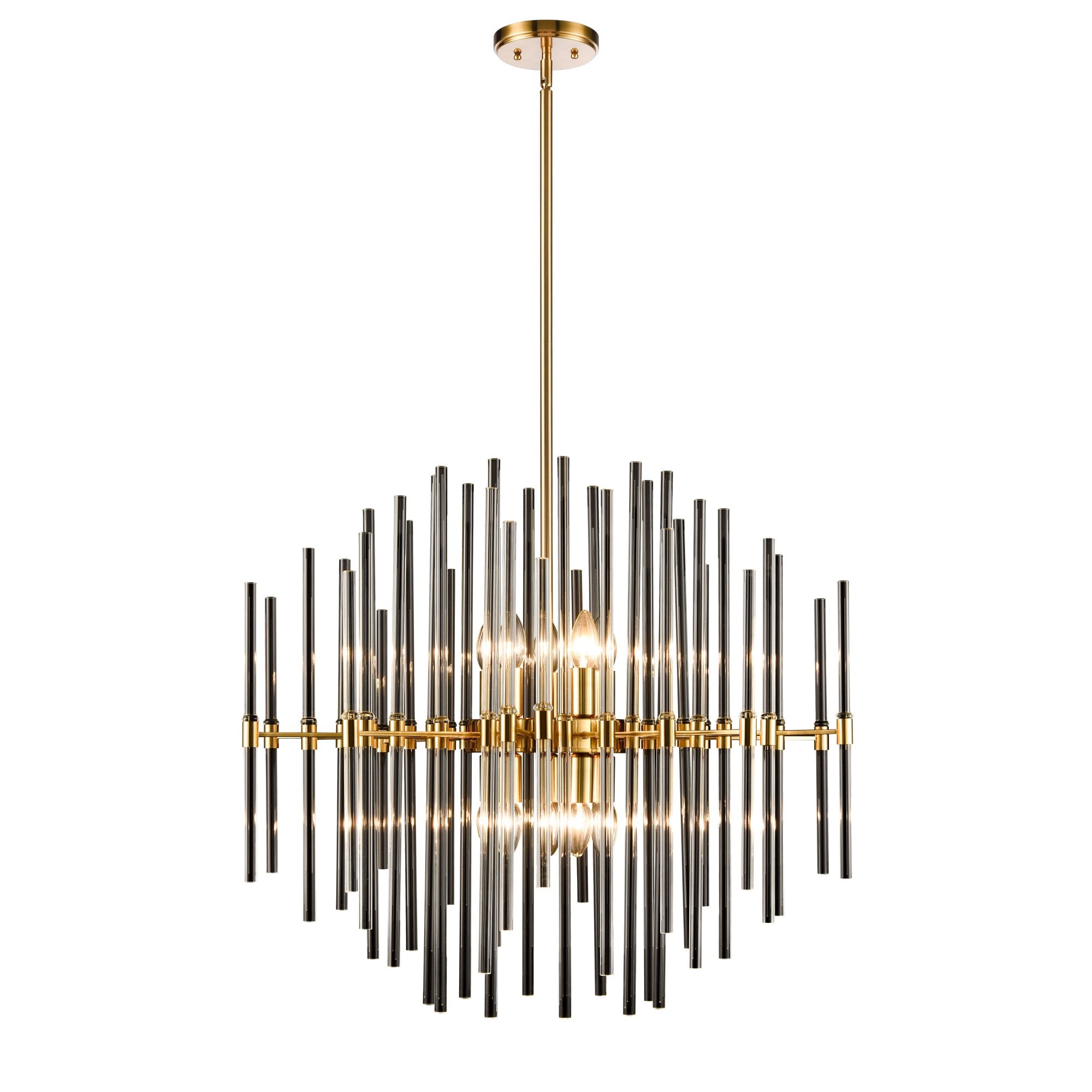 Franklite Celestial 700mm 10 Light Pendant - Aged Brass
