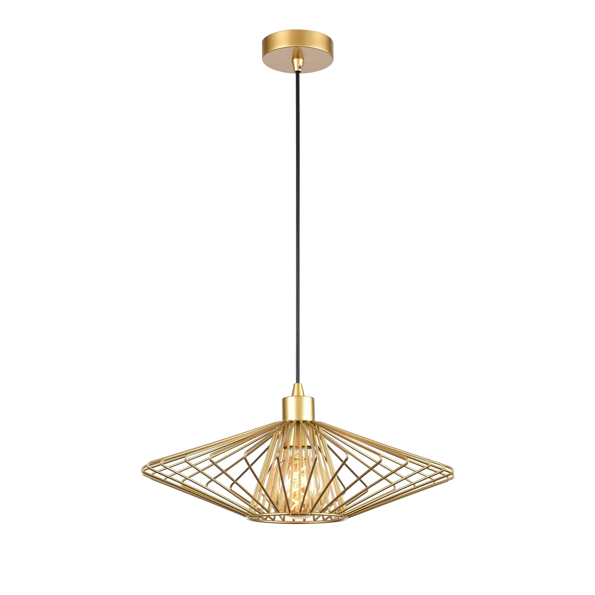 Franklite Thatch Small Pendant - Gold