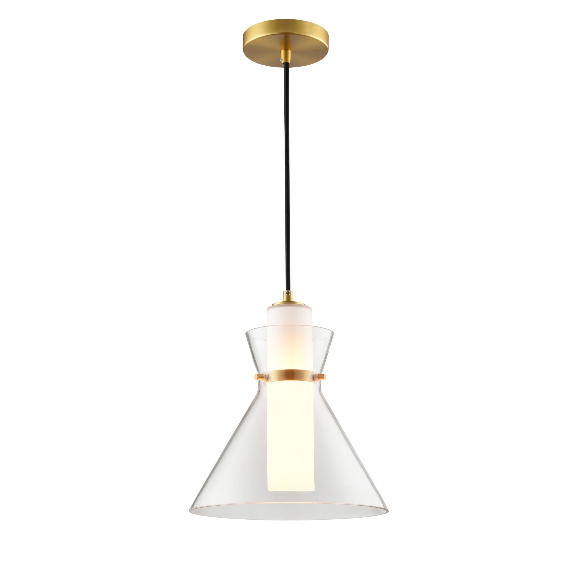 Franklite Bliss Pendant - Aged Brass