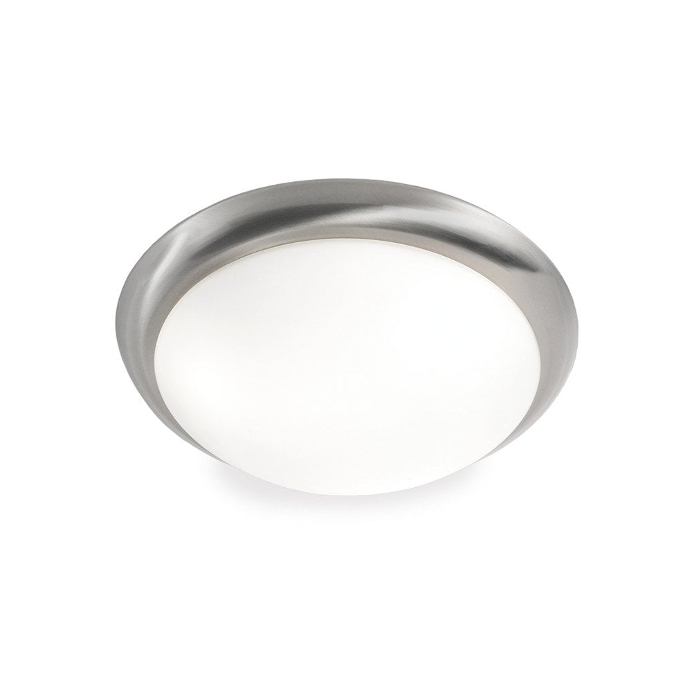 Franklite Rigel 335mm Circular Flush - Satin Nickel
