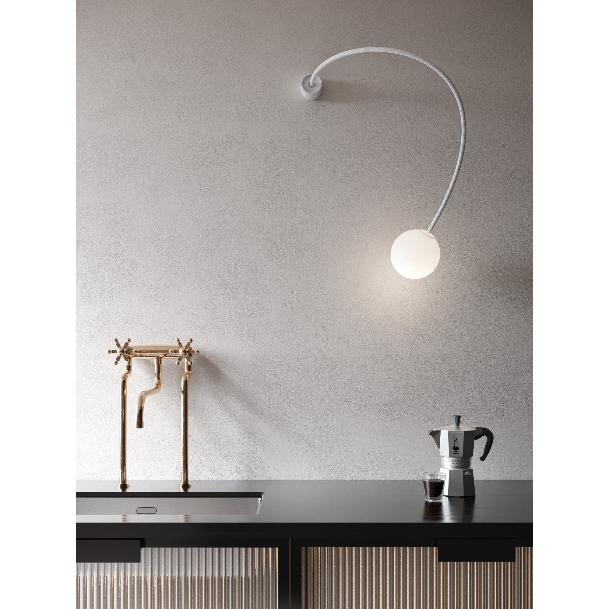Karman Moony Wall Lamp - Matt White