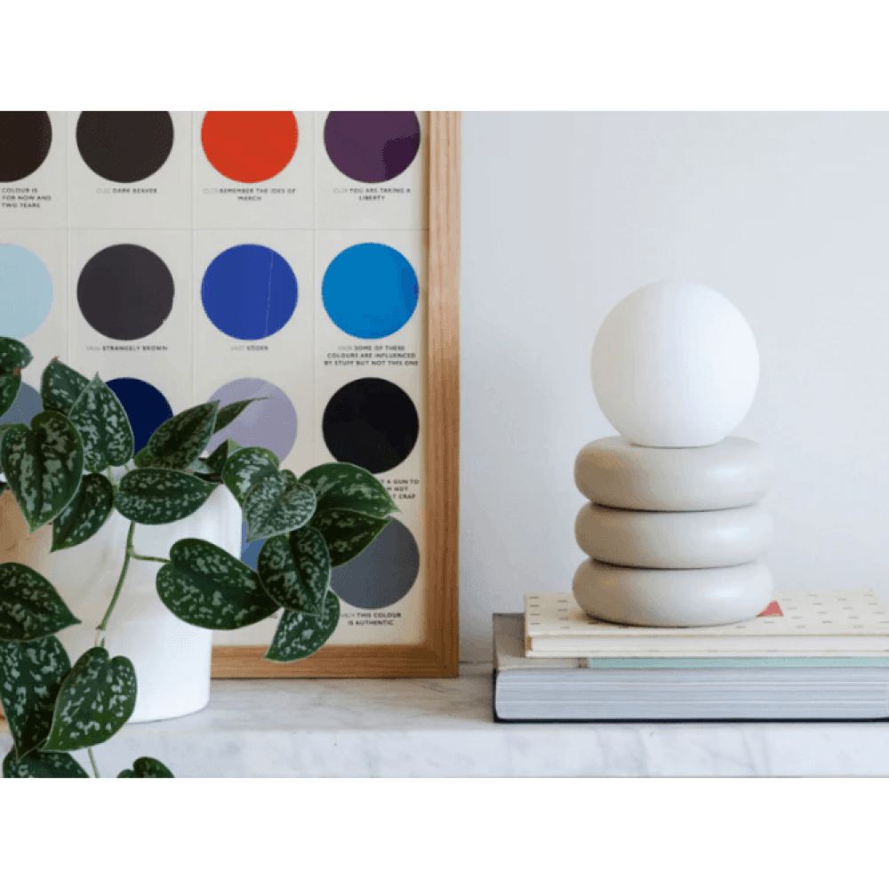 houseof. Tube 'Glow Worm' Rechargeable Table Lamp - Sand