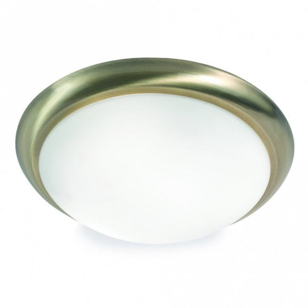 Franklite Spica 420mm Circular Flush - Bronze
